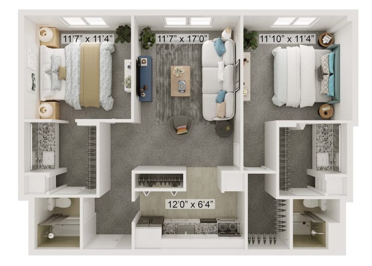 Two Bedroom Apartment