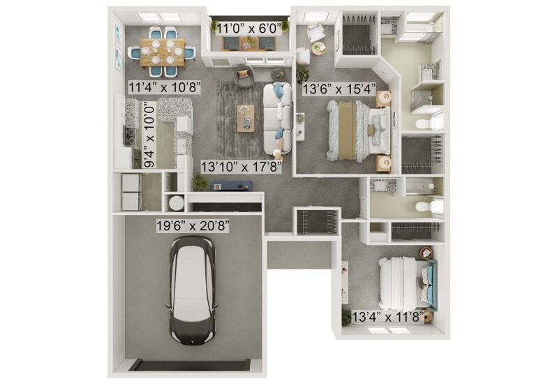 Two Bedroom Home – Rental