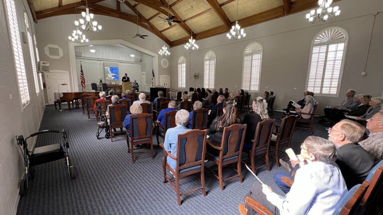 Celebrating chapel renovation in San Angelo
